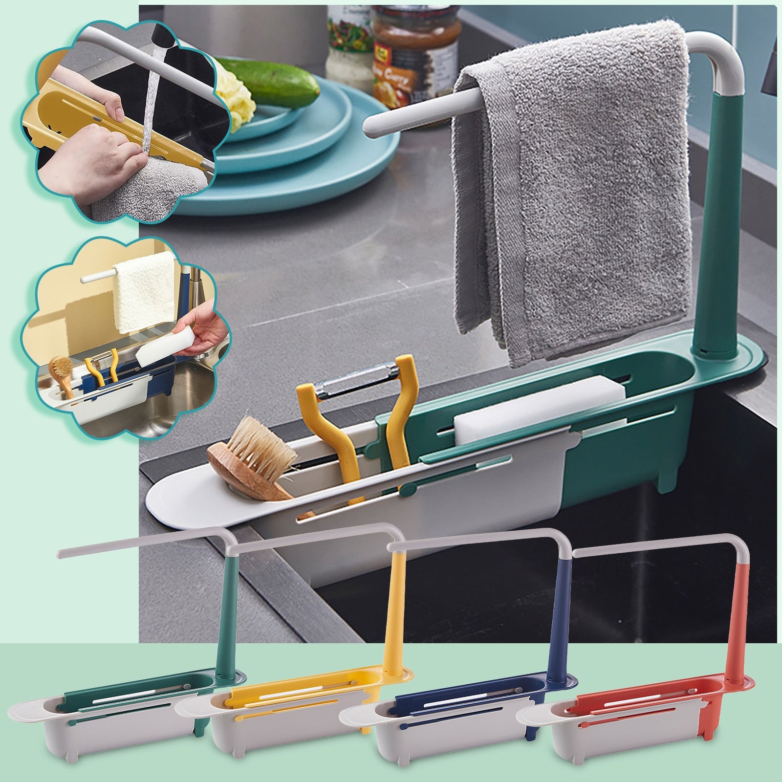 Telescopic Sink Rack – Tech Treasures