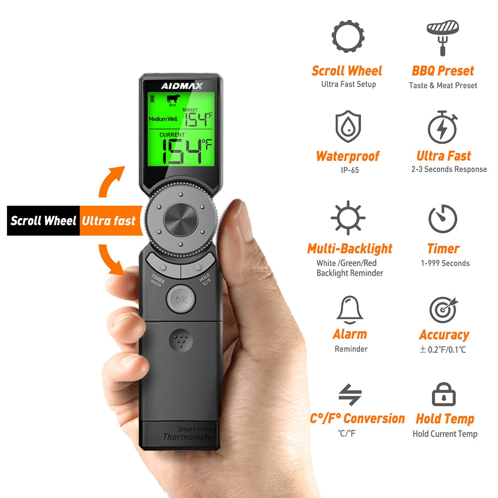 Waterproof Digital Food Thermometer