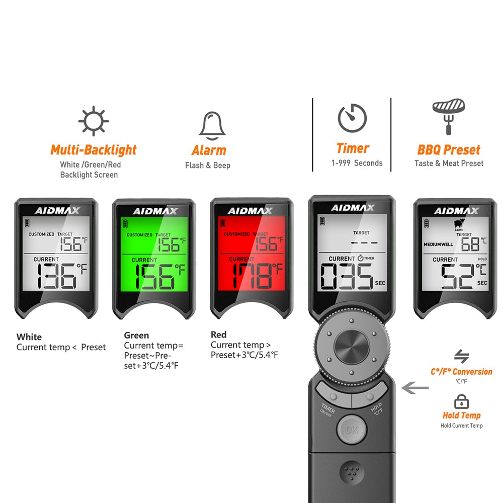 Waterproof Digital Food Thermometer